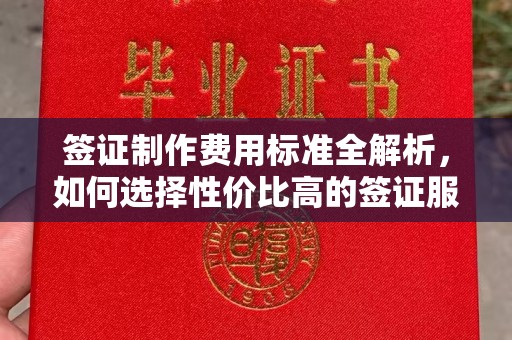 邳州签证制作费用标准全解析，如何选择性价比高的签证服务？